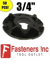 (Qty 50) 3/4" Round Malleable Washer Malleable Iron Plain Finish