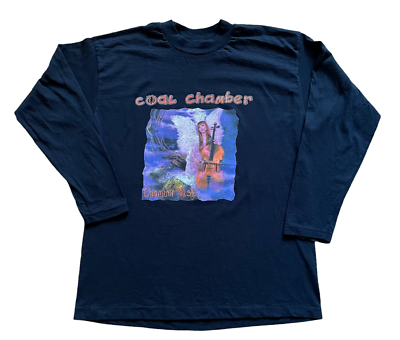 Vintage 1999 Coal Chamber Long Sleeve Shirt Tee Single Stitch Rare