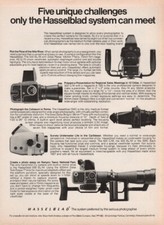 Hasselblad - Cameras - Original Magazine Ad - 1976