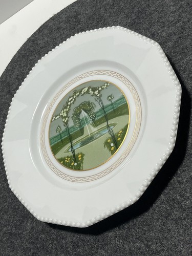 Jugendstil Porzellan Teller Nymphenburg Rosengärtlein Rudolf Sieck Selten - Bild 3 von 10