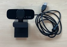 1080P Webcam with Privacy Cover for PC, USB 2.0 in Black A197 