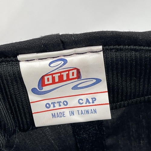 VTG Otto GTE Trucker Style Black Strap Back Adjustable Patch Hat Cap - Picture 10 of 11