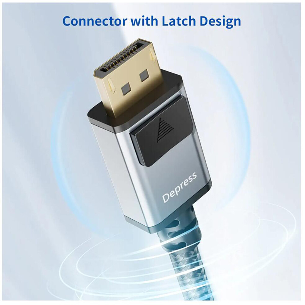 Câble HDMI Vers DisplayPort FOINNEX - 4K 60Hz, 2m, Actif Avec USB