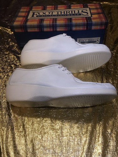 The Clinic Shoe Nursing Shoes 90s White Gen. Leather (Vintage) Size 8N NWB  New | eBay