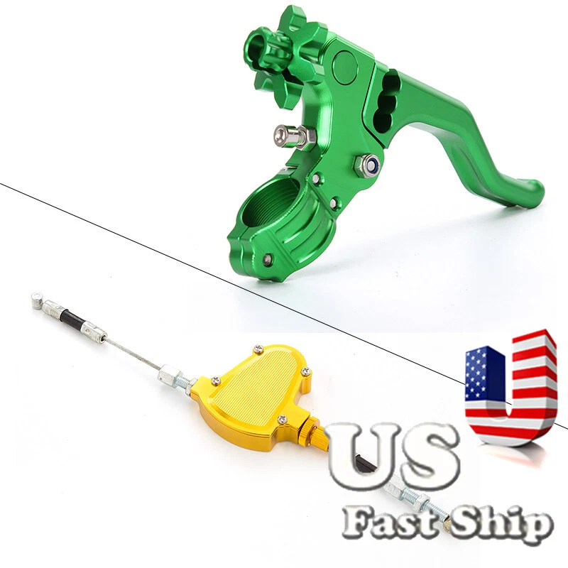 Palanca de sistema fácil de tracción de cable de acrobacias de rendimiento corto de 7/8 barras para Kawasaki Foto 4 de 4