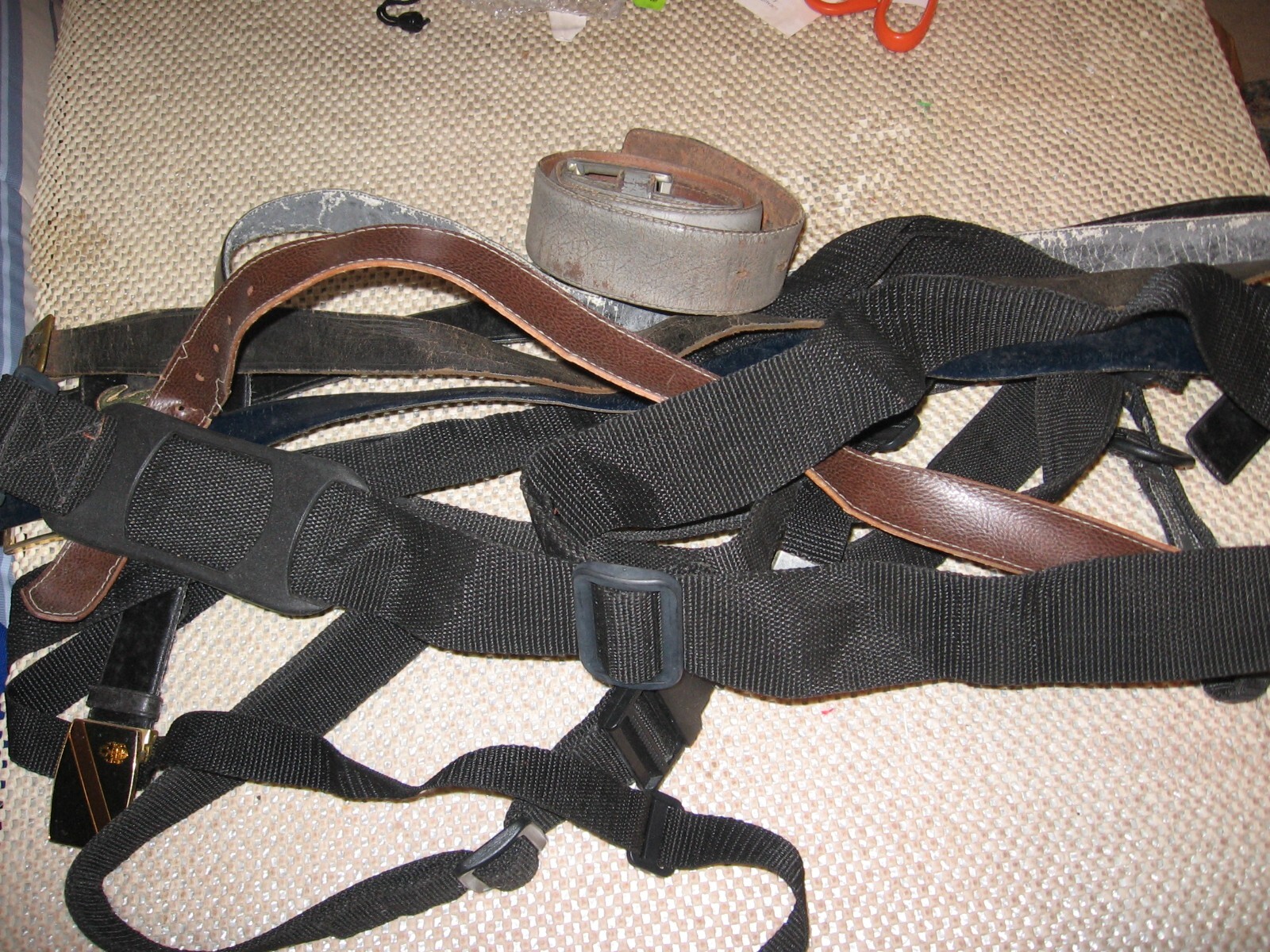 11 Leather & Nylon Belts Straps for Rafting Utility DIY Projects