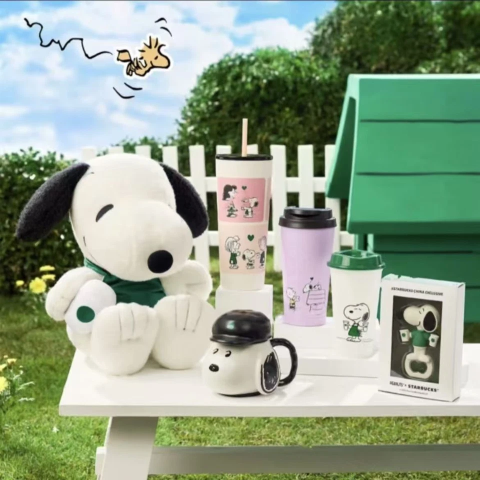 Starbucks China 2025 Carino Snoopy Tazza Mug e Tazza Isolata Set Regalo Compleanno - Immagine 3 di 4
