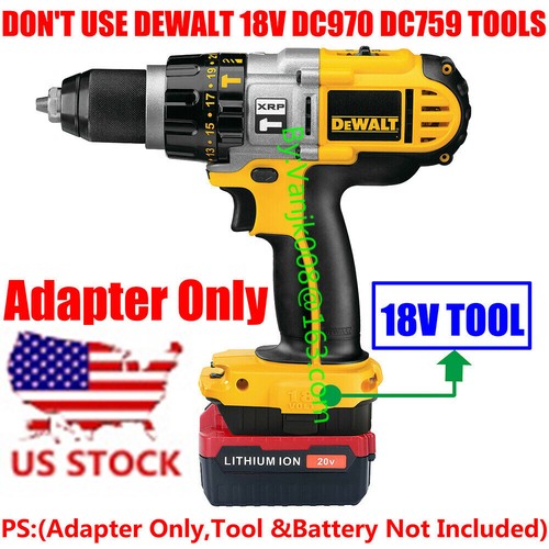 1x DeWalt 18V XRP Tools Adapter Work On 