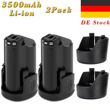 2Pcs Al litio Batteria 3,5Ah Per Bosch GSB GSR GSA GDR GOP GWI GMF GOS 10,8 V-LI