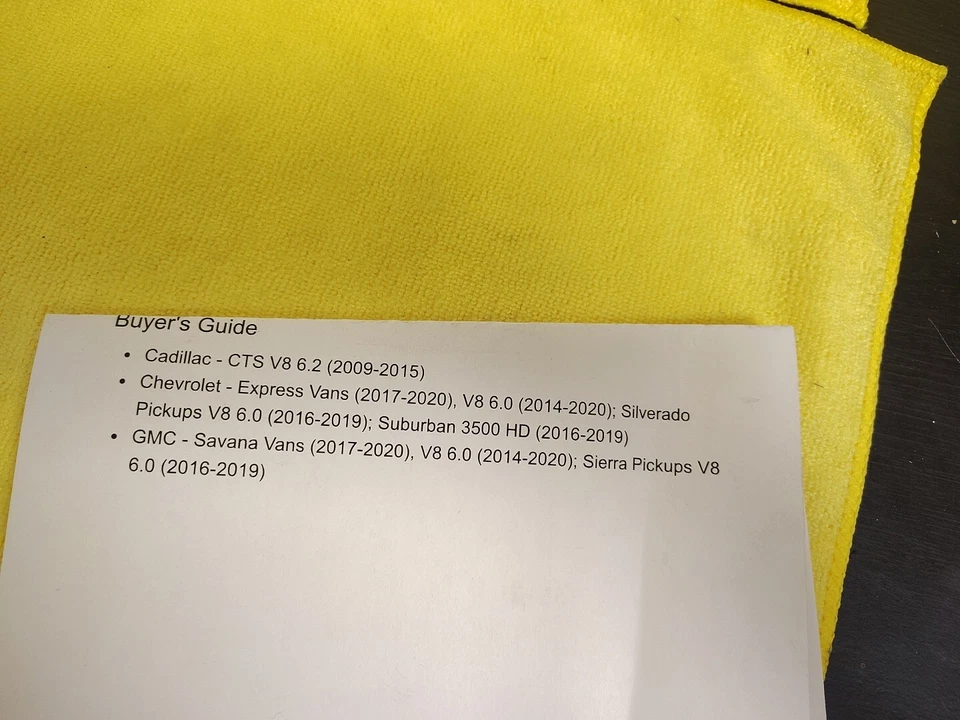 Cadillac CTS 2009-2015 Chevy Express Silverado Suburban GMC Savana Sierra... Foto 4 de 4