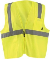 5 Pack ANSI ISEA 107-2015 Type R Class 2 High Visibility Safety Vests Large NEW