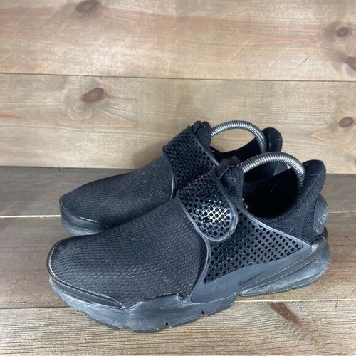 nike sock dart womens size 7.5 shoes black athletic running sneakers