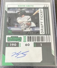 2022 Panini Chronicles Contenders Optic #18 Kevin Smith /50 Green Rookie RC Auto