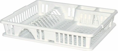 Large Plastic Dish Drainer Cutlery Rack Kitchen Sink Utensil Draining Cup Holder - Picture 6 of 13