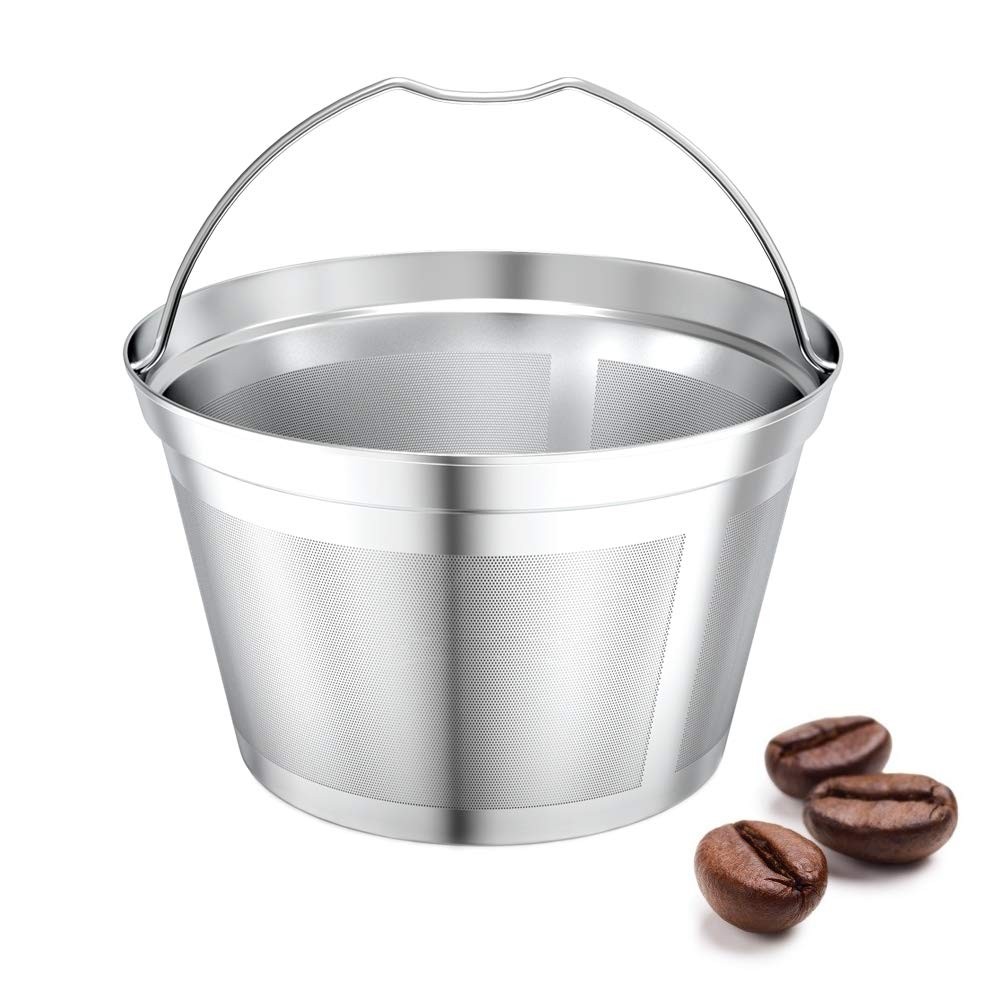 Reusable 8 10 12 Cup Basket Replacement Filter-stainless Steel Per
