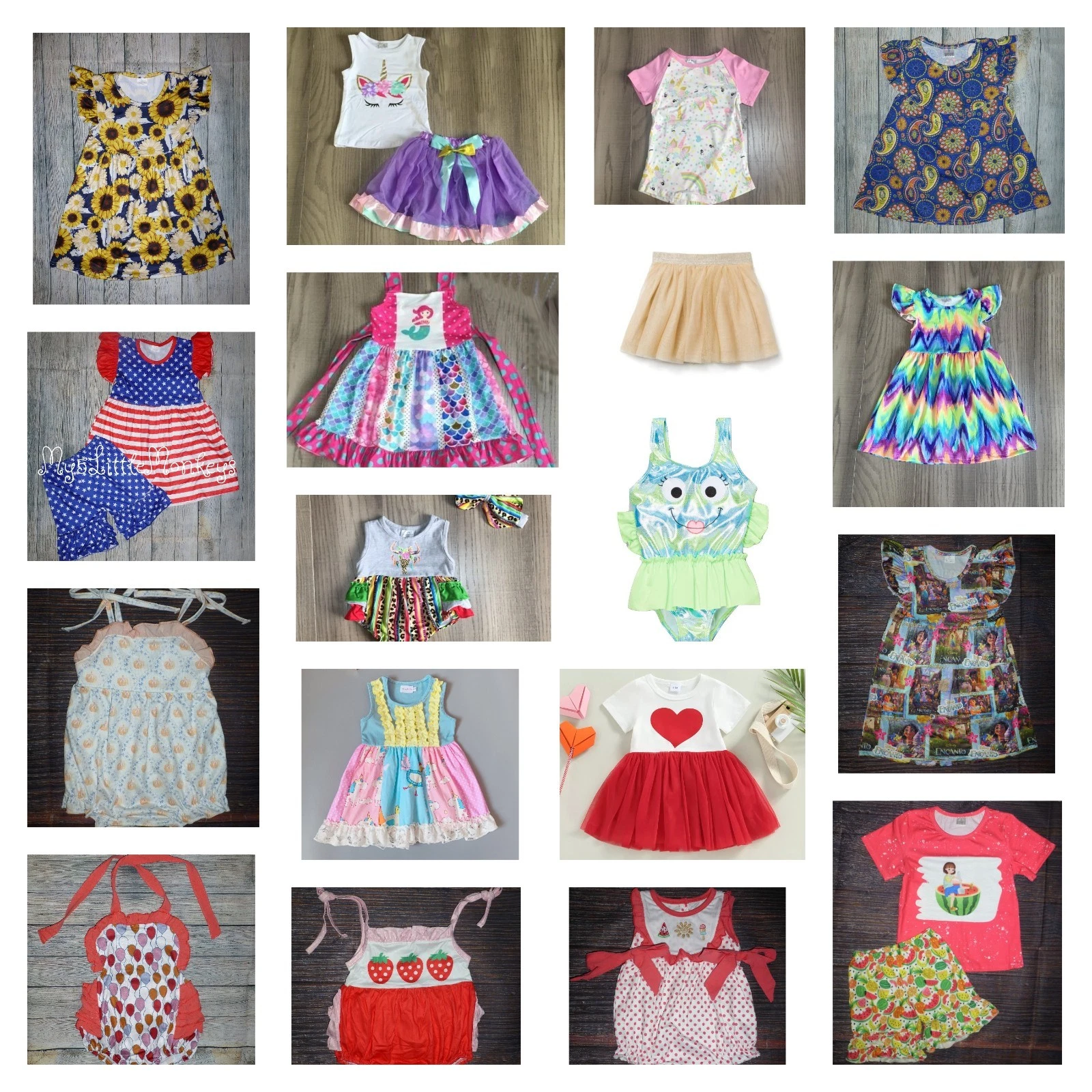 NEW Baby Toddler Girls Spring Summer Clothes Lot 18-24 M 2T Boutique Wholesale