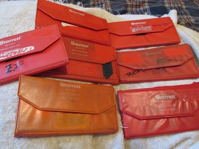 BIG SCRAP LOT Starrett radius gage sets No S167C Boeing Aircraft Factory Surplus