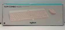 NEW Logitech MK470 Slim Wireless Keyboard and Mouse Combo - Rose