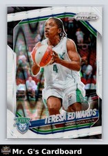 2025 Panini Prizm WNBA White Seismic Prizm Teresa Edwards #126 EX