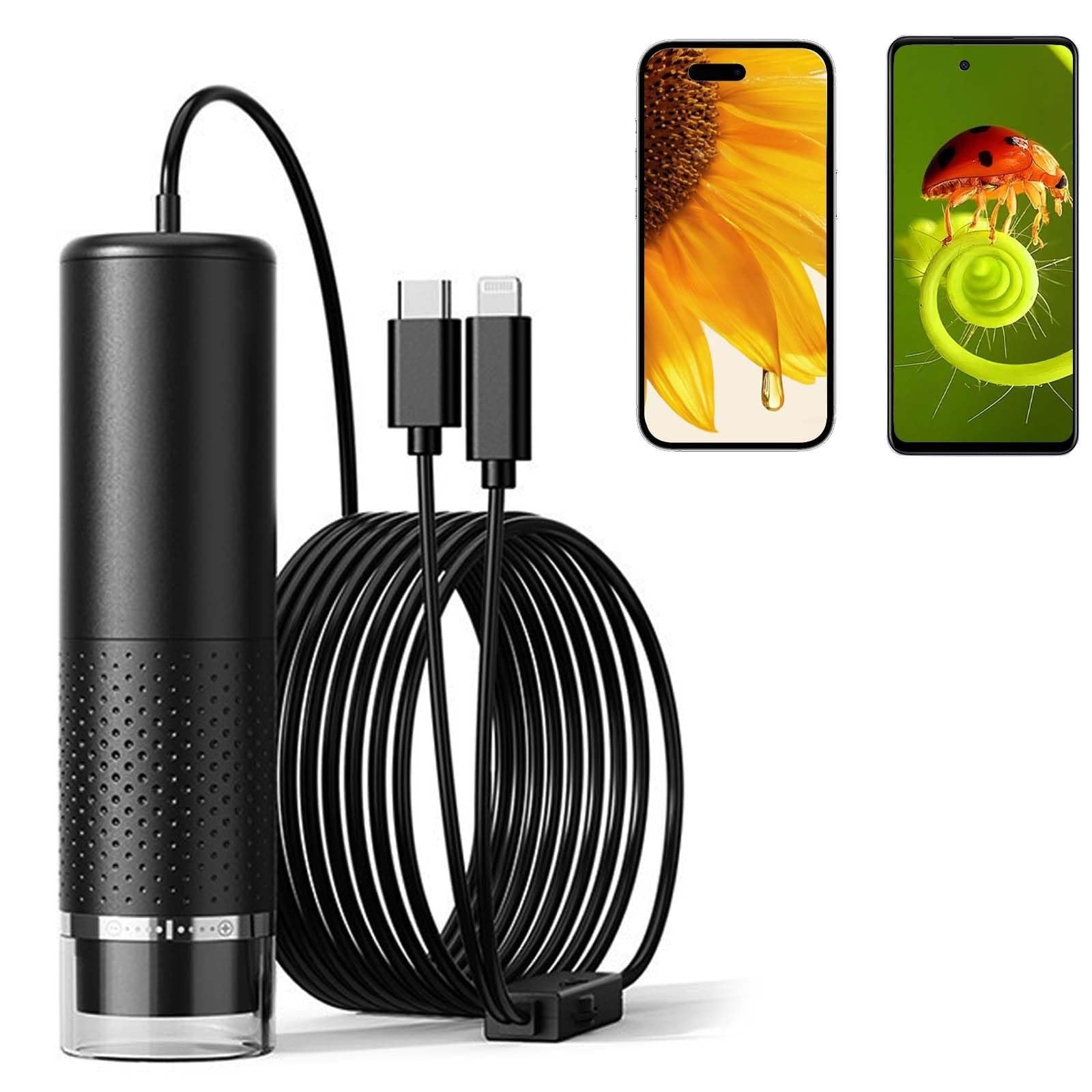 Colexy Microscopio digitale portatile, 50x-1600x Ingrandimento, con (B6o)