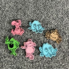 Vintage 70s RALSTON PURINA Freakies Cereal Premium Refrigerator Magnets Lot Of 6
