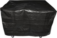 Ram® Black Large BBQ Cover Wagon Trolley Oil Barrel Barbecue... 