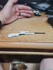 GI Joe Snow Winter Camo Sniper Scoped Rifle 1/6 Scale for 12" Figure White Black
