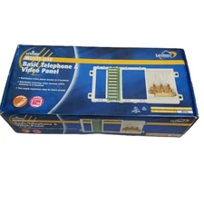 Leviton 47606-BTV Telephone Video Panel White New Sealed Structured Media System