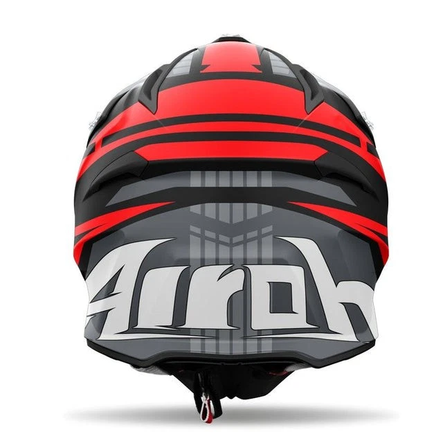 Casco Airoh AVIATOR ACE 2 ORGULLOS Rojo Mate Carbono Motocross Enduro Foto 3 de 4