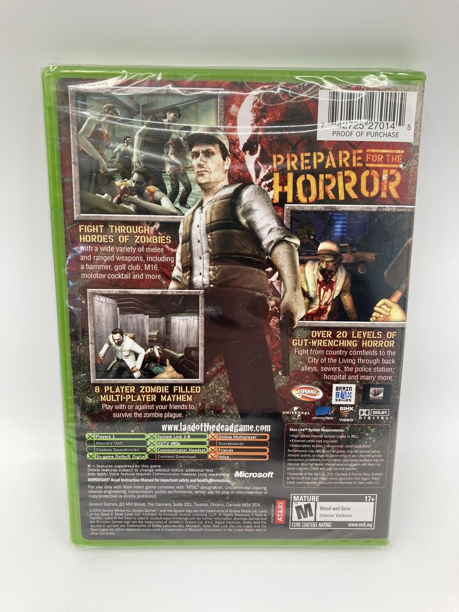 Land of the Dead: Road to Fiddler's Green (Microsoft Xbox, 2005