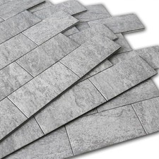 Peel and Stick Backsplash for Kitchen, Bathroom Wall 10sheets Travertine gray