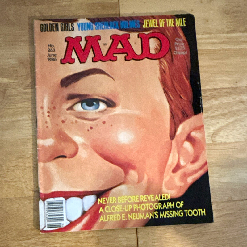 MAD Magazine Issue #263 June 1986 English Illustrated Humor Satire Comics