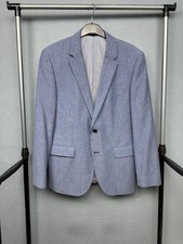Hugo Boss Mens Wool Cotton Blazer Jacket Size 50 M 