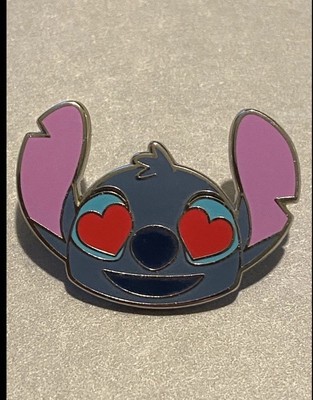 DISNEY Trading Pin Stitch Heart Eyes Lilo & Stitch Booster Emoji Blitz  #122996