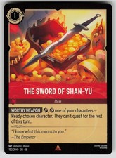 The Sword of Shan Yu Rare Reign of Jafar 152/204 Disney Lorcana NM