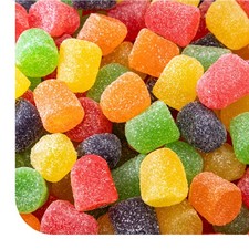 Bulk Gum Drops - 2 lb Assorted Fruit Jelly Candy for Holiday Snacking Gifting