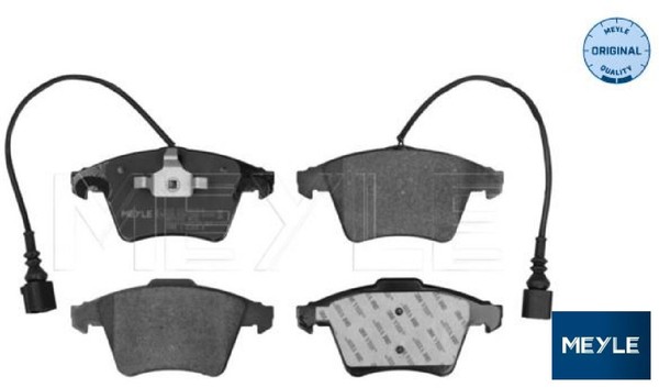 Meyle 0252374919/W Bremsbelagsatz FüR Scheibenbremse Bremsbelagsatz FüR VW-image