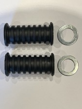 YAMAHA RS100 RS125 RSX100  REAR FOOTREST RUBBERS & WASHERS 72 - ALL MODELS
