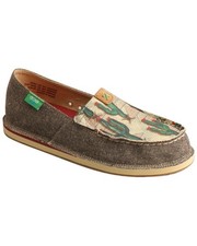 Twisted X Eco Dusted Cactus Casual Shoes Women's Size 7.5 Loafer Slip On Western