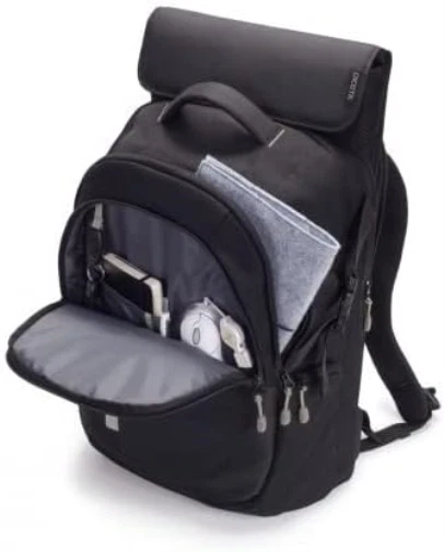 Mochila Dicota ECO Bolso para Laptop 14-15.6" - Negra 14-15.6" Mochila Escolar Foto 3 de 4