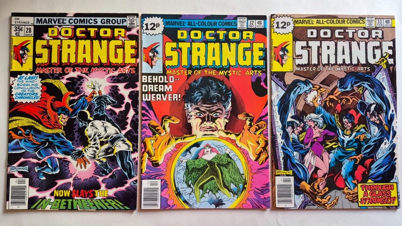 Doctor Strange bundle 28 32 33 job lot Marvel Comics 1978 1979