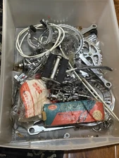 Lot Of Bicycle Derailleur Parts And Other See Photos