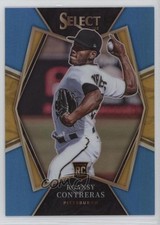 2022 Panini Select Premier Level Carolina Blue Prizm 8/35 Roansy Contreras ms9