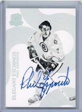 PHIL ESPOSITO 2024-25 UPPER DECK THE CUP ELEGANT ETCHINGS AUTO BOSTON BRUINS
