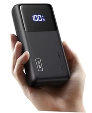  Power Bank, 25000mAh 100W USB C Laptop Portable Charger, PD Classic Size Black