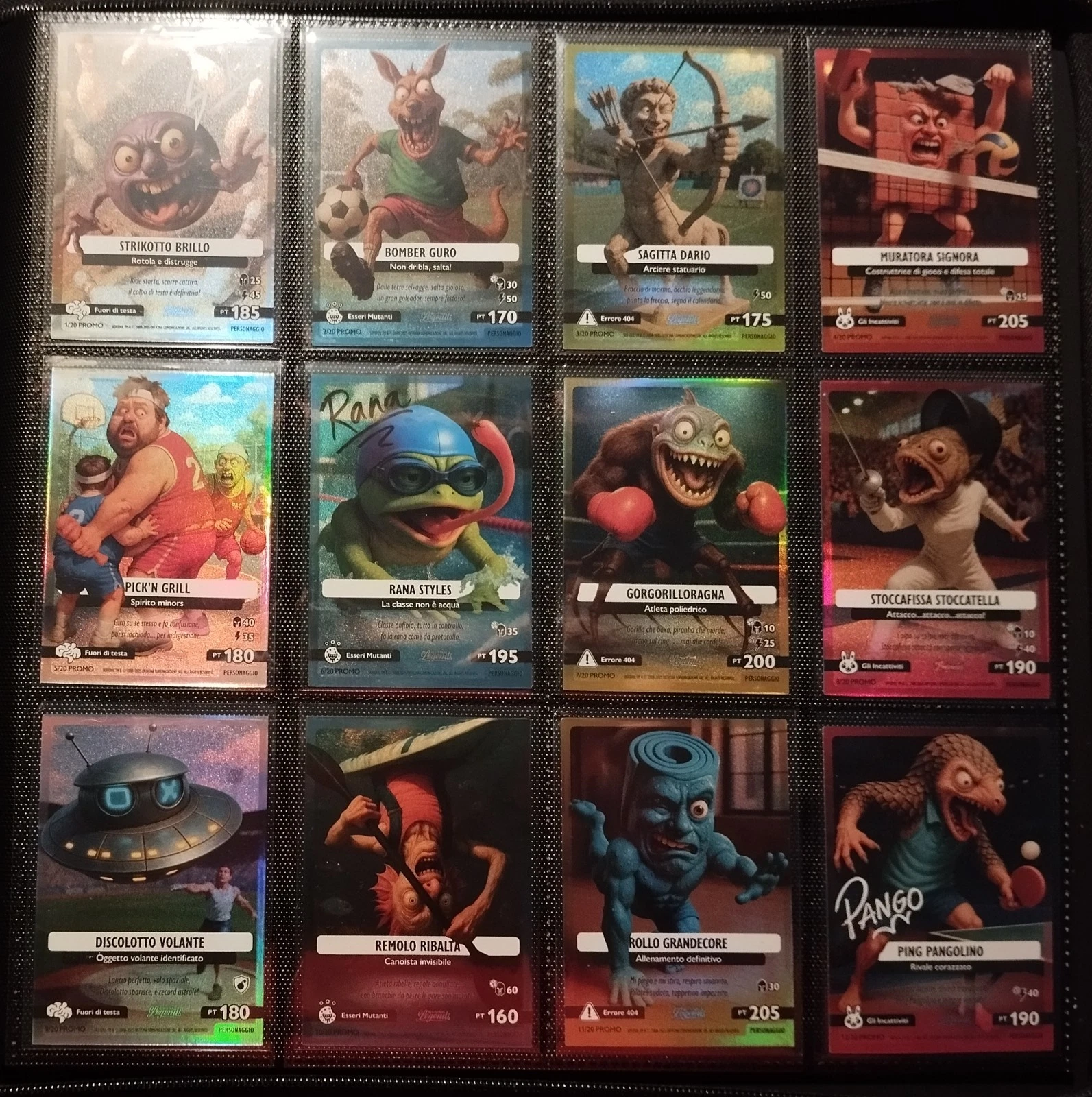 Collezione completa Skifidol Italian Brainrot Promo 20/20 2025