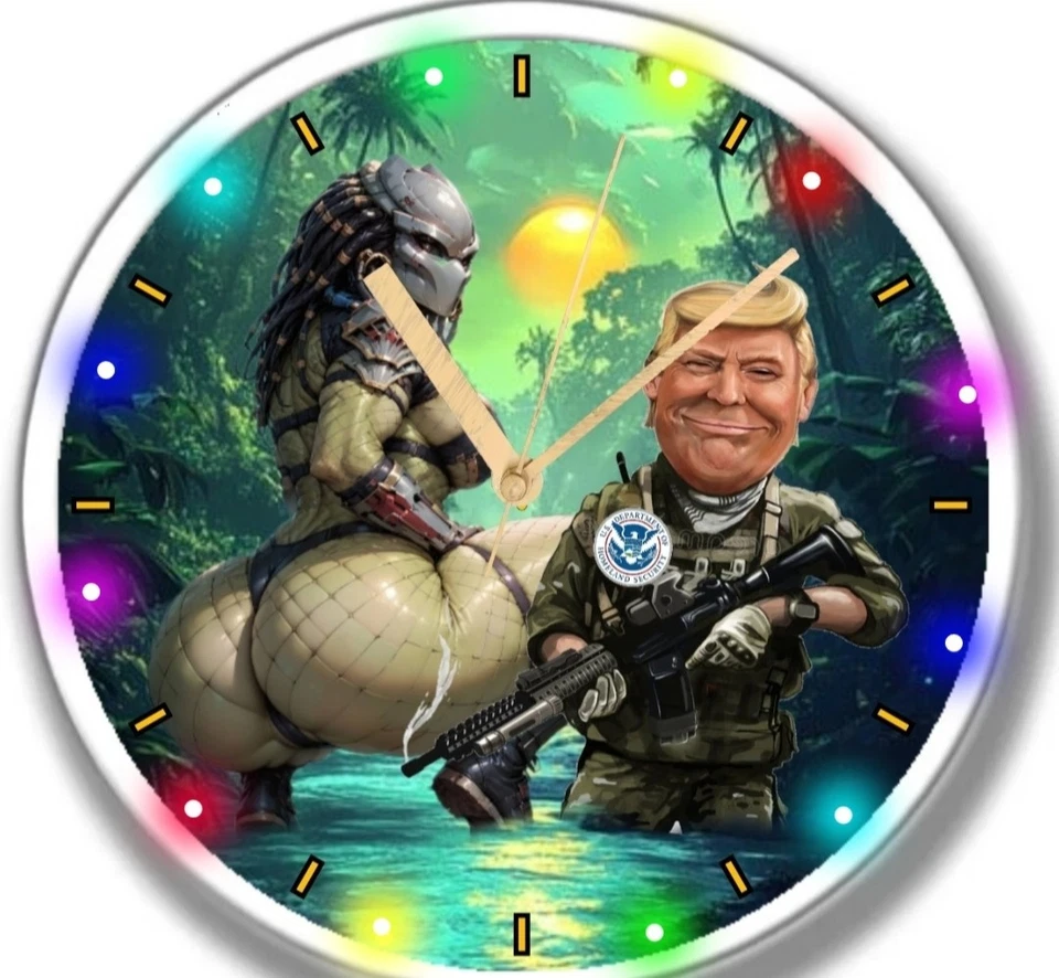 Donald Trump lucha contra extranjeros ilegales a orillas del Río Grande reloj fronterizo Foto 3 de 4