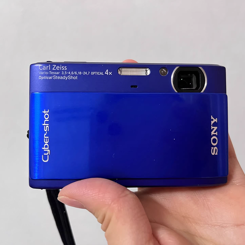 English Sony Cyber ​Shot DSC-TX1 Blue 10.2MP 4x Zoom Digital