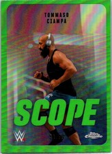 2026 TOPPS CHROME WWE GREEN REF. SCOPE TOMMASO CIAMPA 51/99
