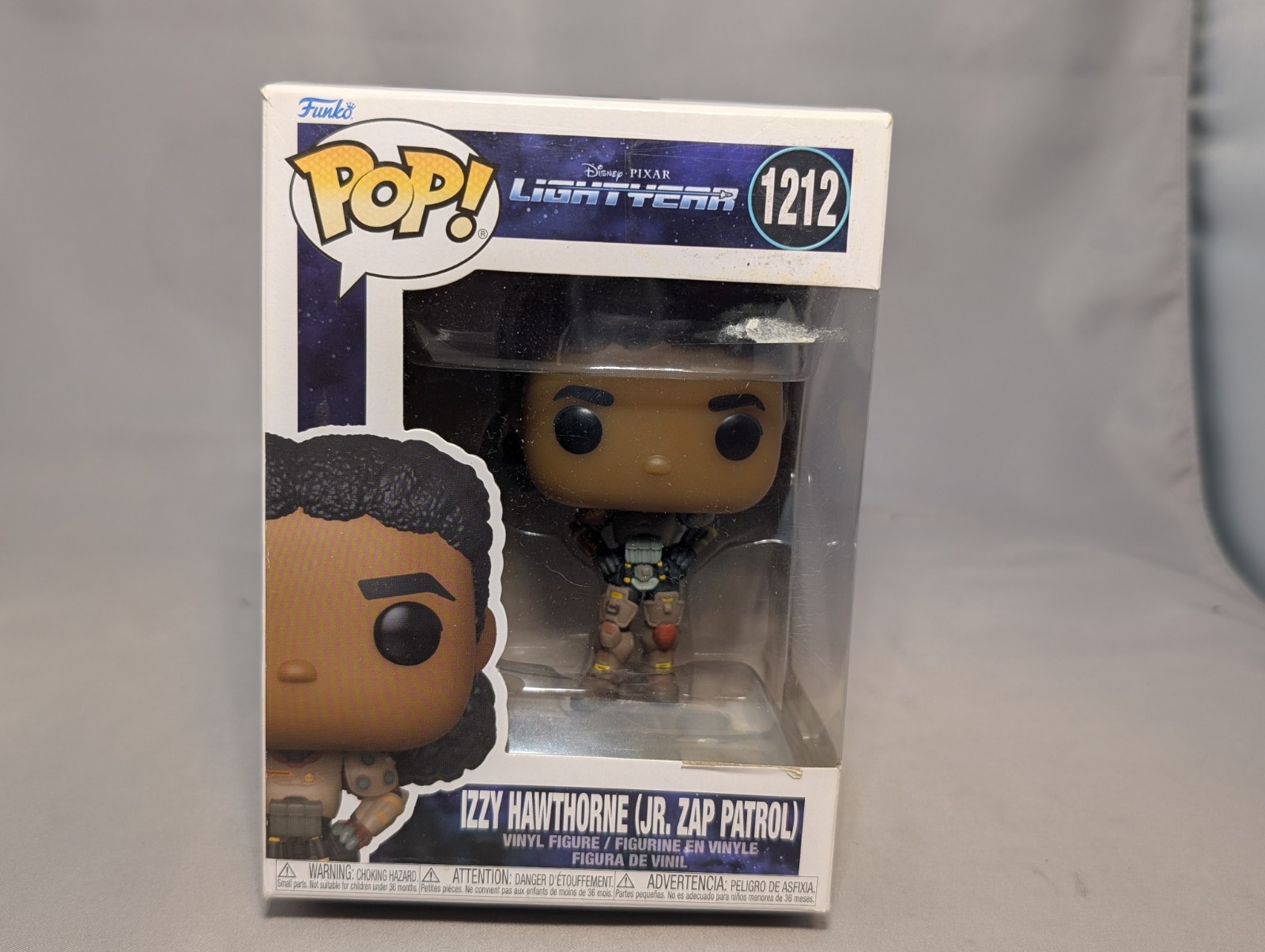 Funko Pop! Vinyl Pixar Izzy Hawthorne (Jr Zap Patrol) #1211 Damaged Box